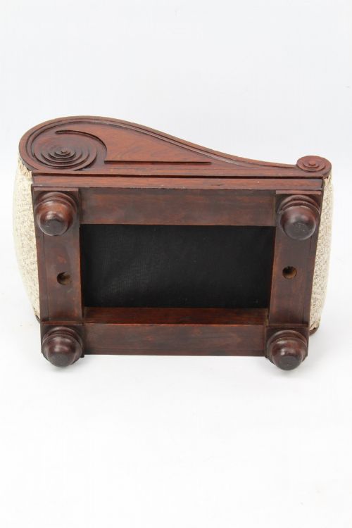 ANTIQUE REGENCY ROSEWOOD FOOTSTOOL - ADDITIONAL PHOTO 8