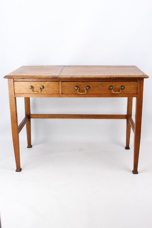 Victorian Arts & Crafts Oak Desk Marsh Jones & Cribb