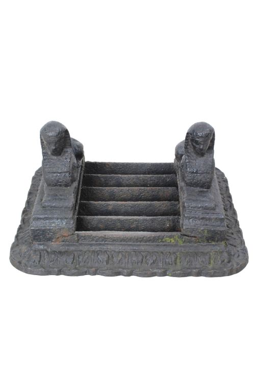Cast Iron Egyptian Revival Boot Scraper