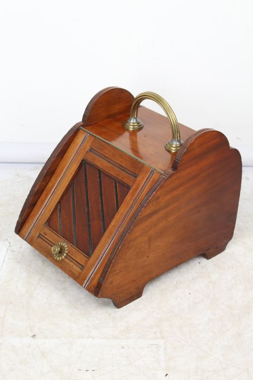 Victorian Mahogany Coal Scuttle