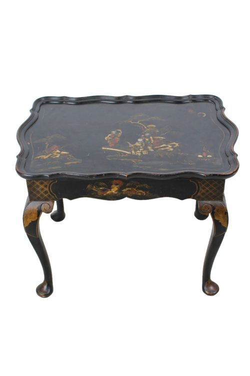 Edwardian Chinoiserie Tray Top Coffee Table