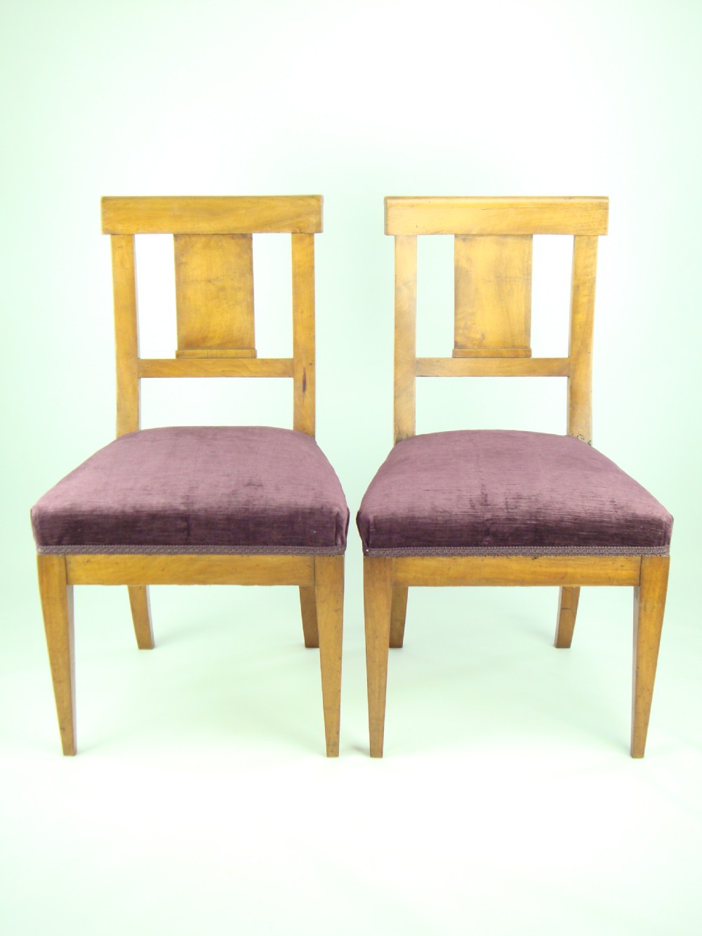 Pair 19th Century Continental Chairs