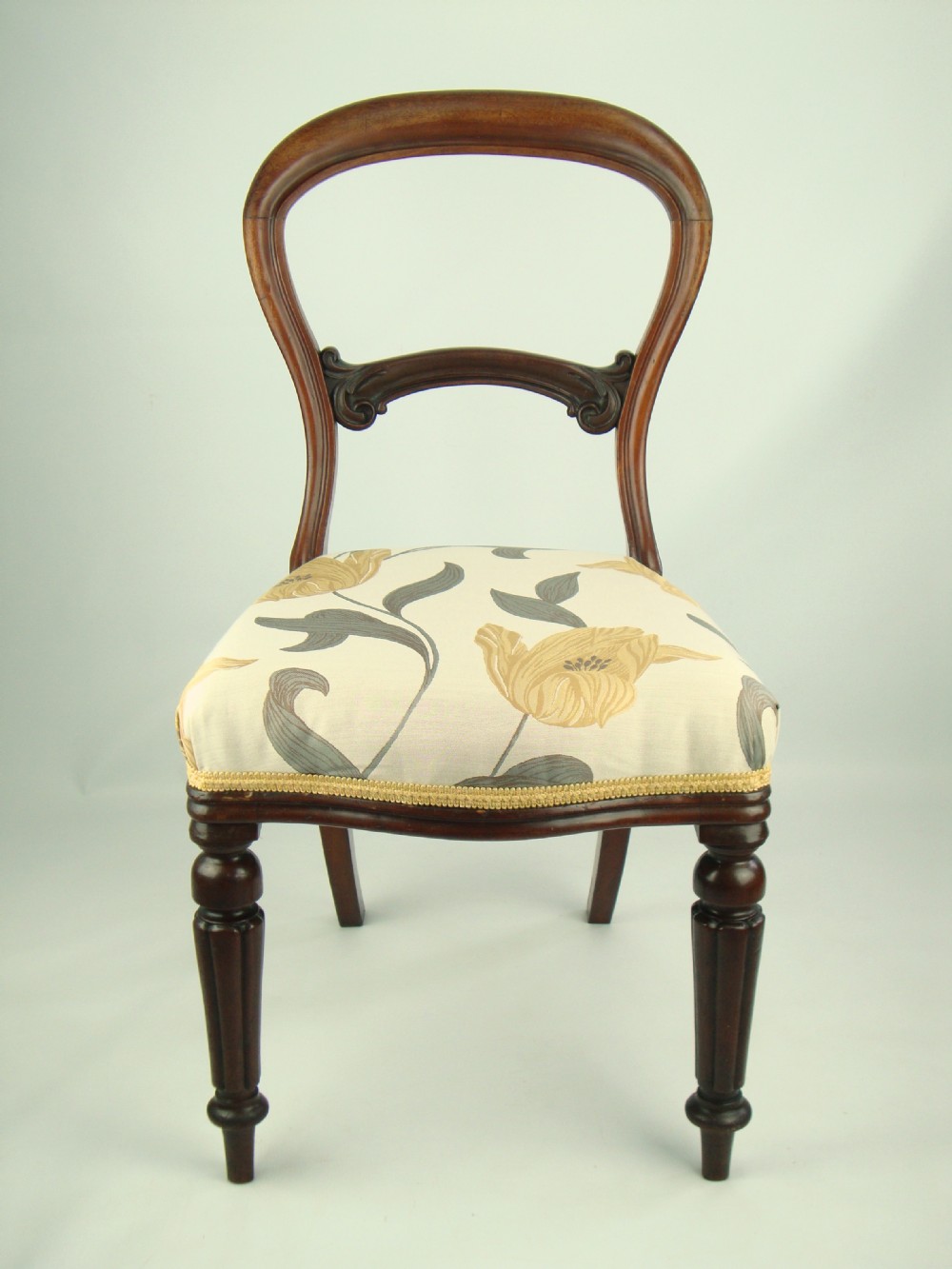 Antique Victorian Balloon Back Chair
