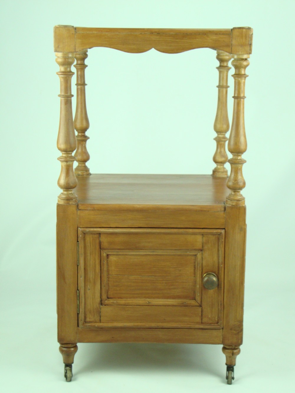 Antique Victorian Pine Bedside Cabinet