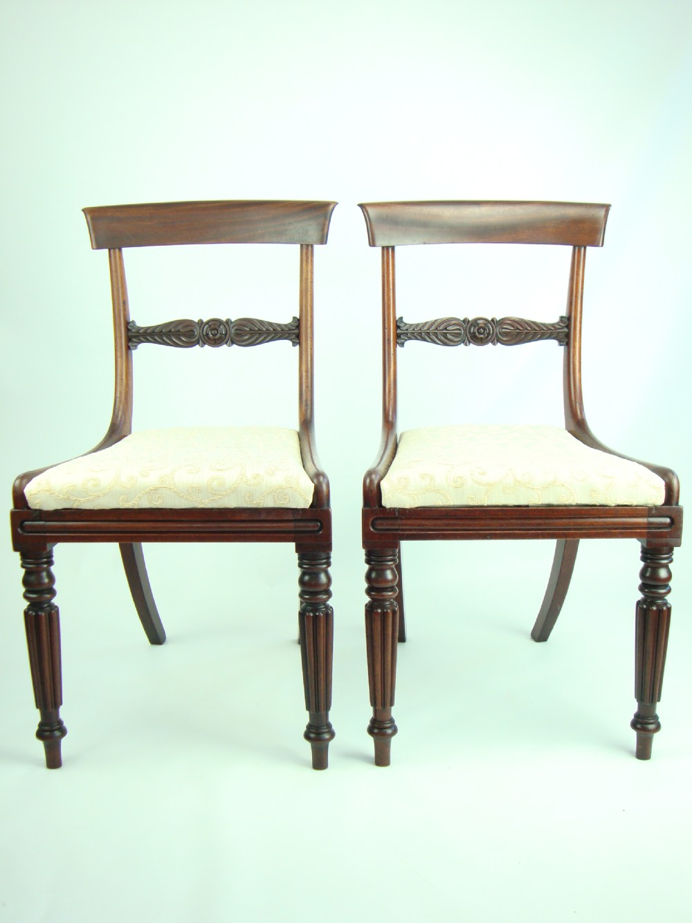 Pair Antique 19th Century Side Chairs