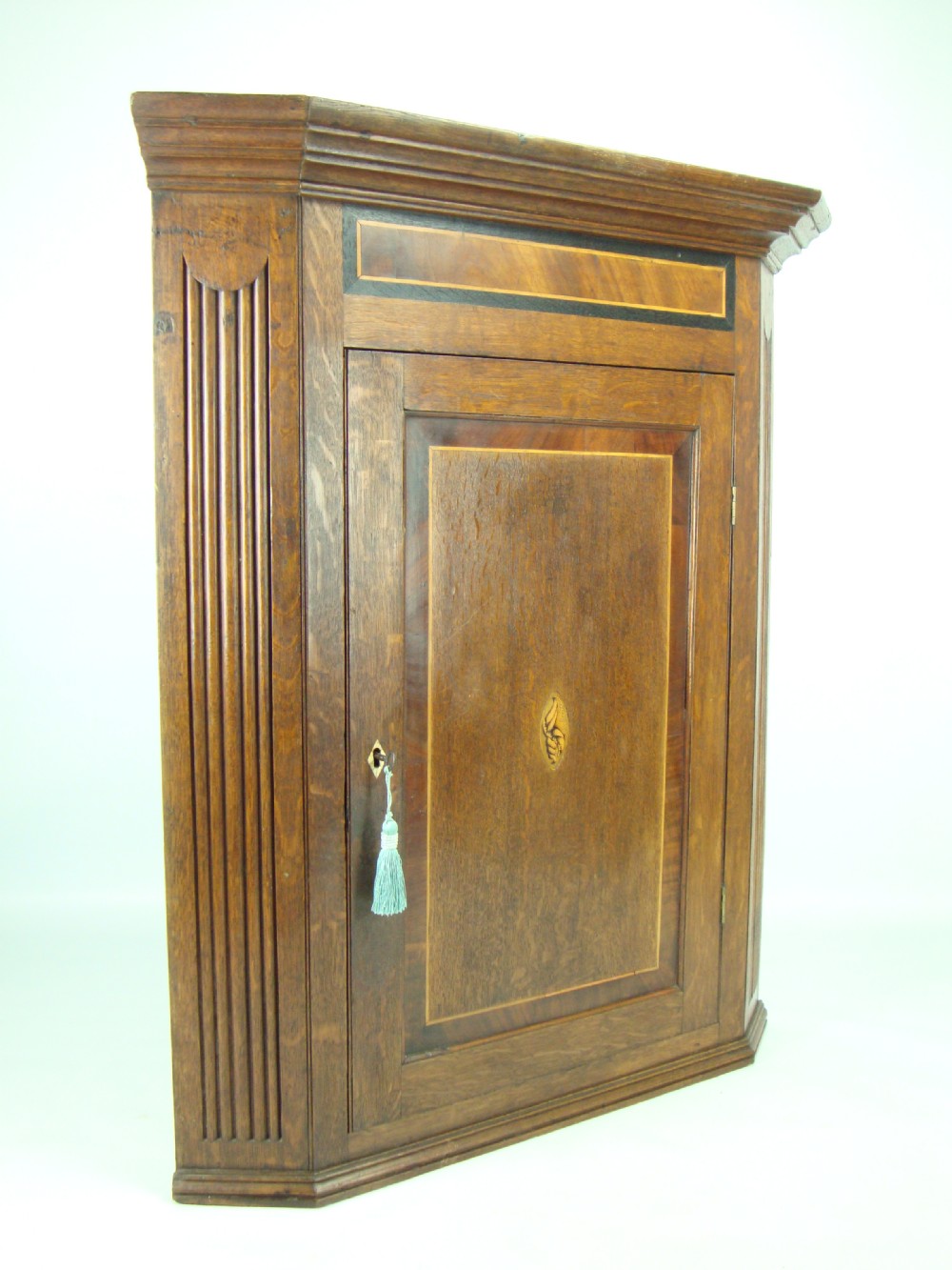 Antique George III Hanging Corner Cupboard