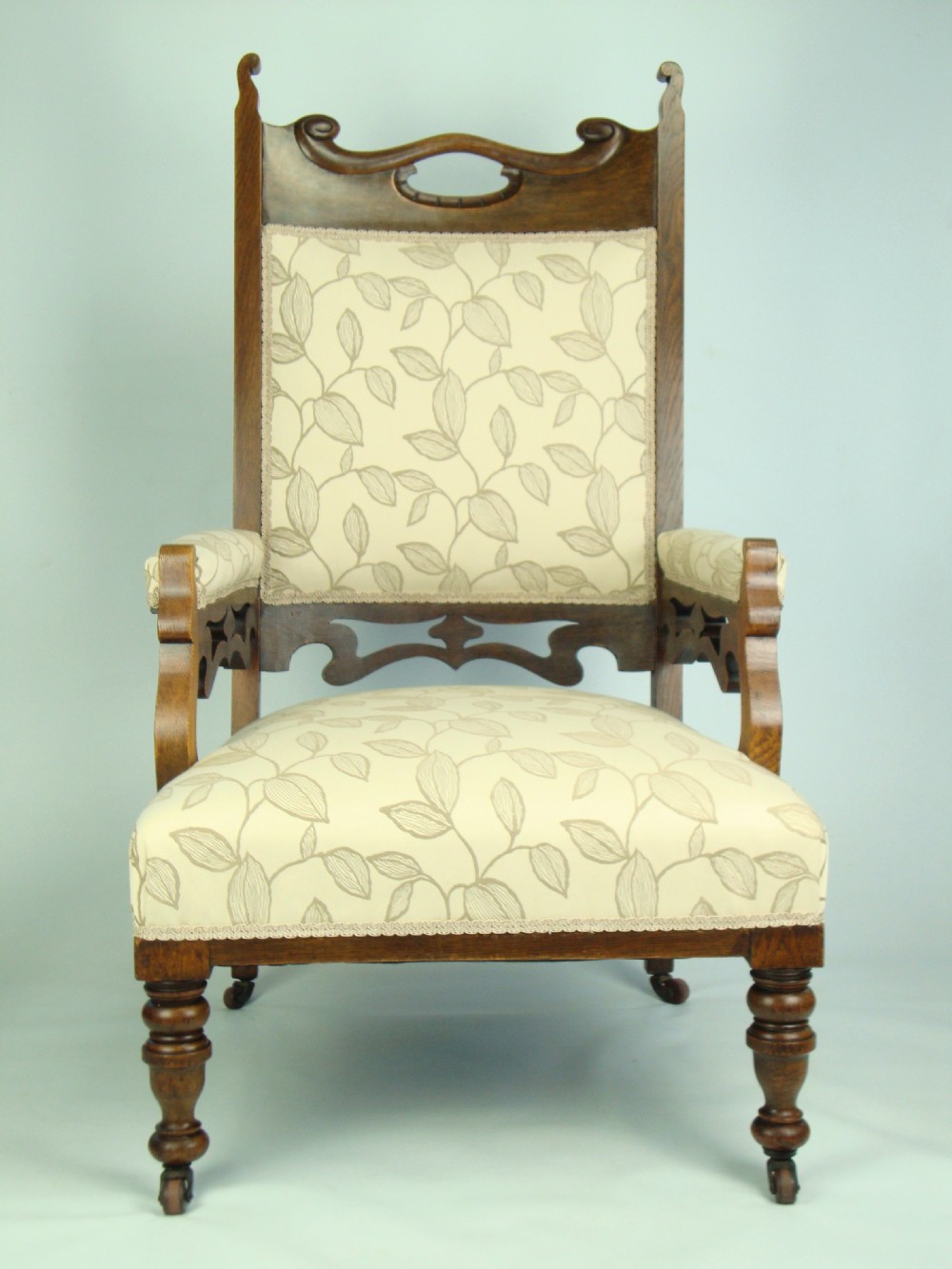 Large Edwardian Arts & Crafts Armchair