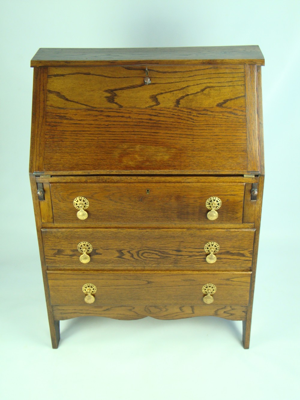 Vintage Oak Hall Bureau