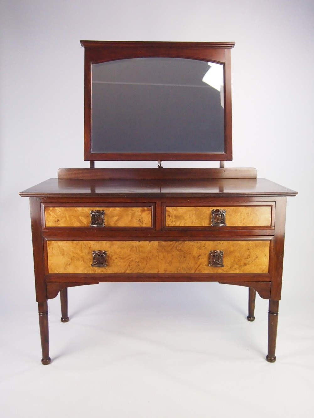 Edwardian Mirror Back Dressing Table
