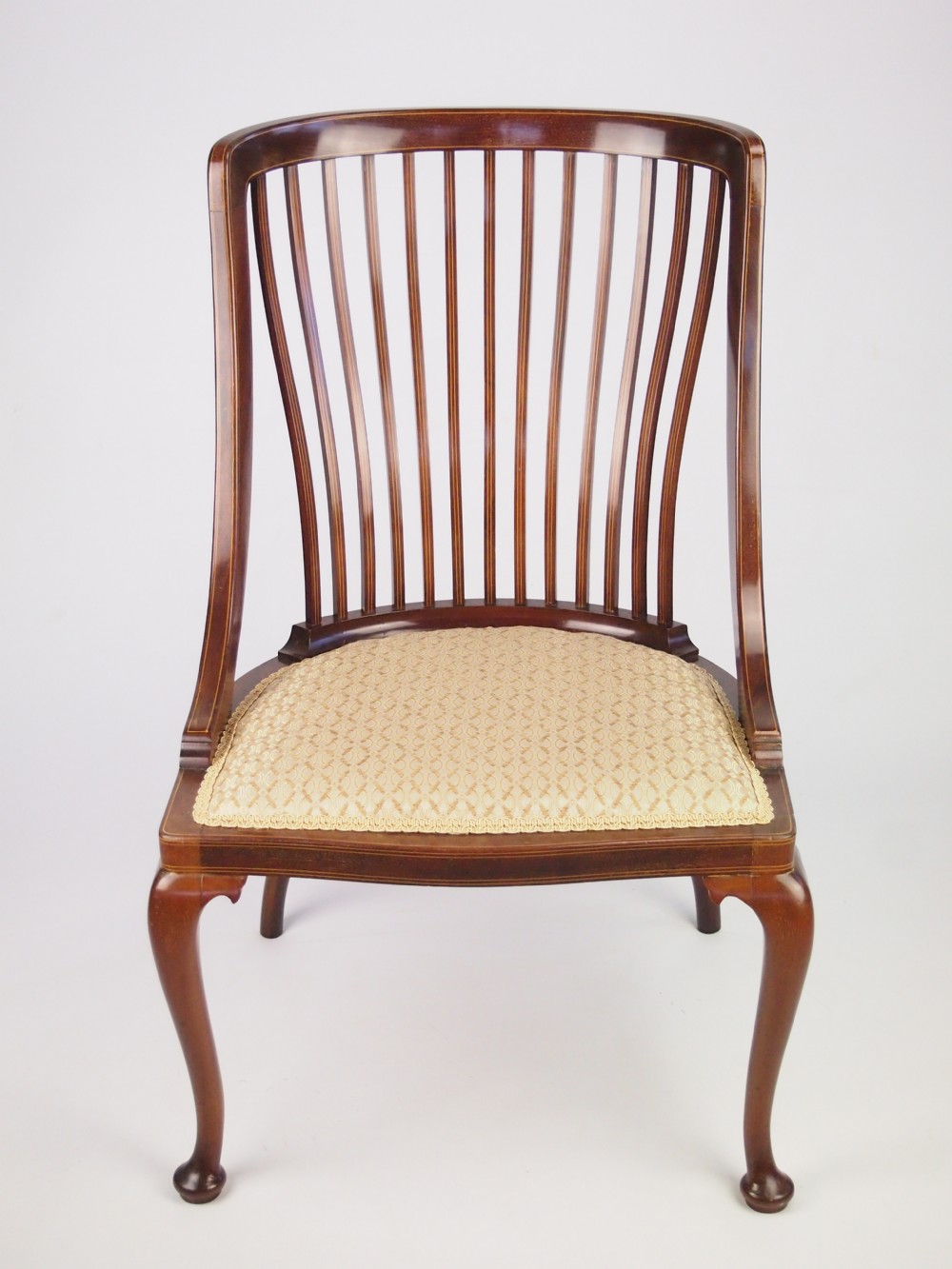 Fine Antique Edwardian Mahogany Tub Chair