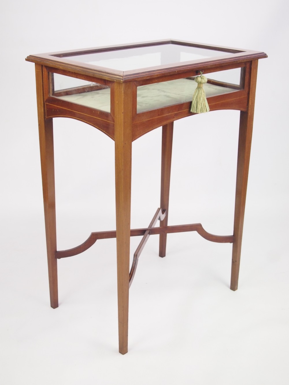 Antique Edwardian Bijouterie Display Cabinet by Denby & Spinks