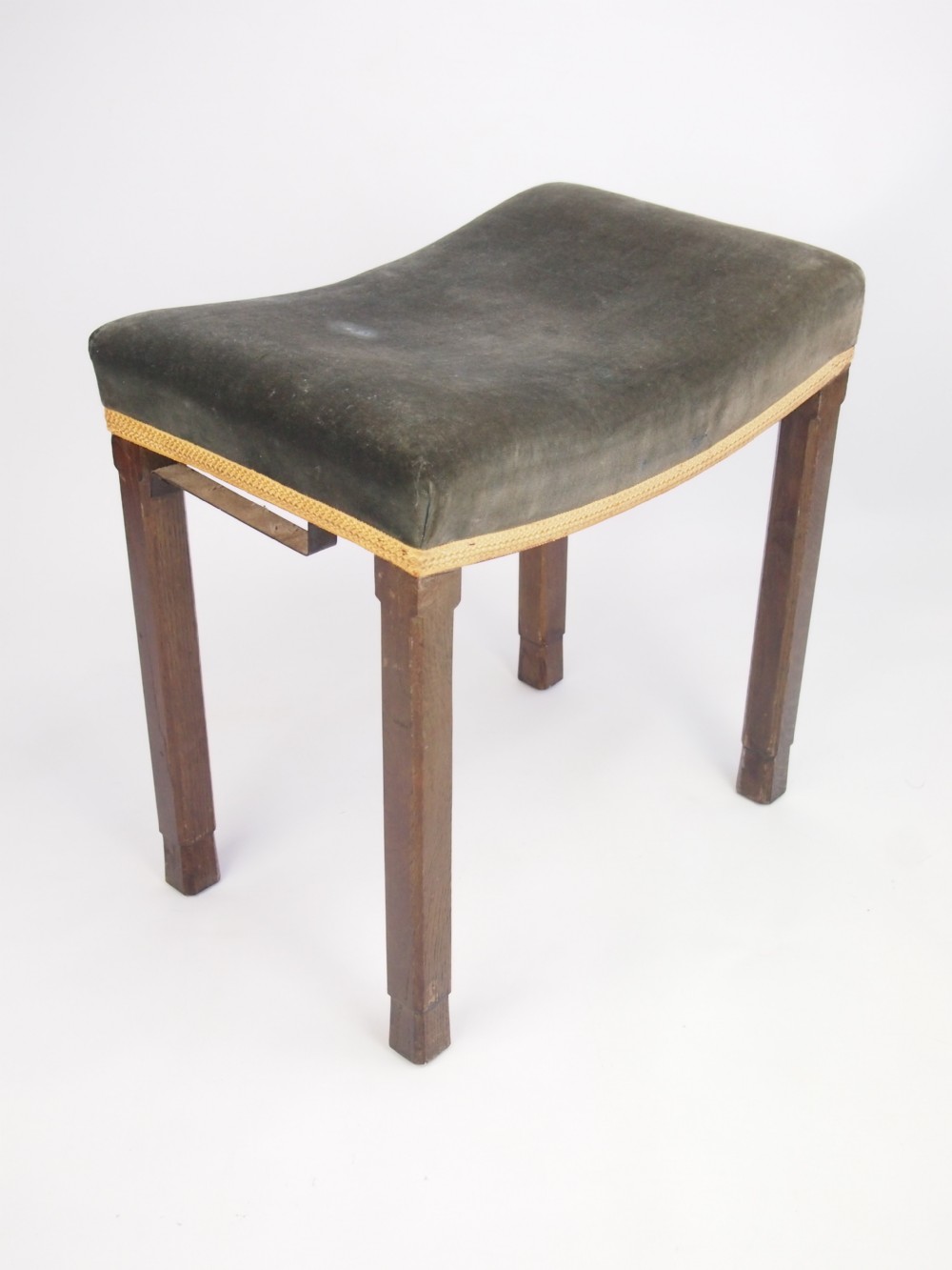 George VI Coronation Stool From West Minster Abbey by Waring & Gillows
