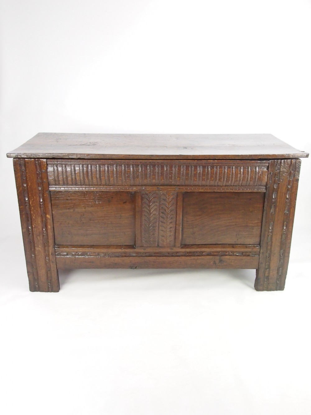 Antique 18th Century Oak Coffer / Coffee Table / Chest