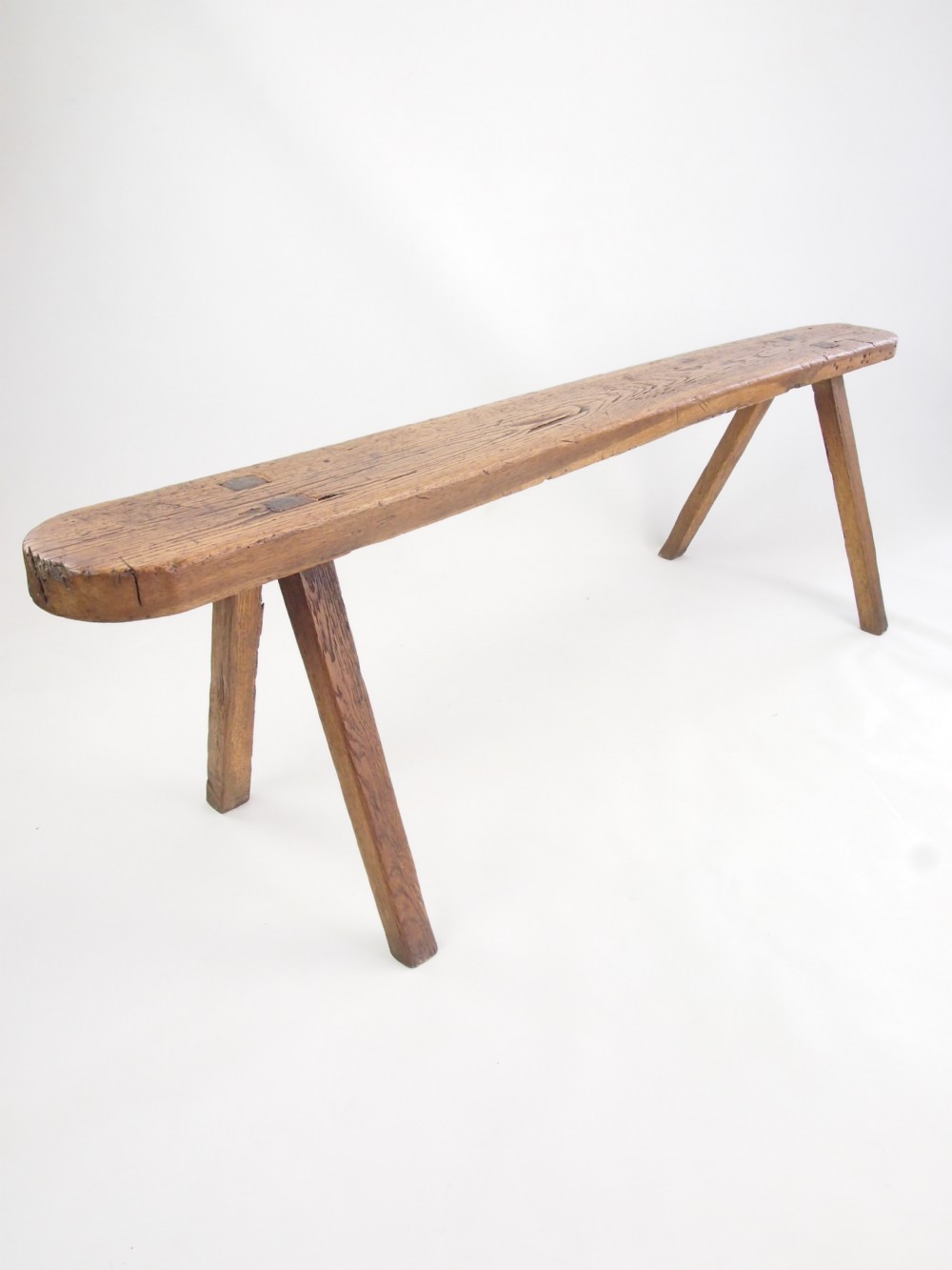Antique British Oak Bench
