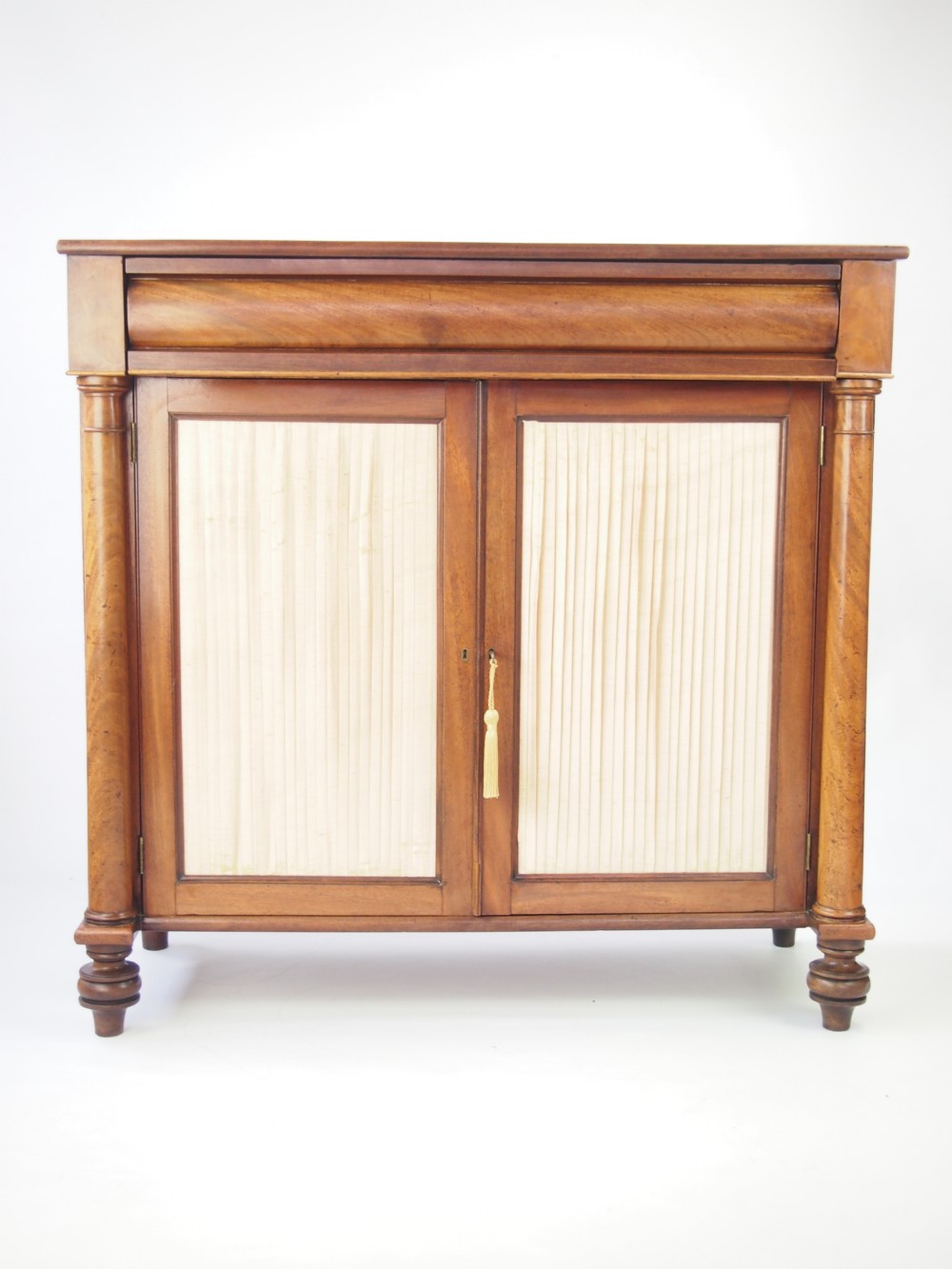 Antique Regency Mahogany Side Cabinet / Hall Cupboard / Chiffonier Sideboard