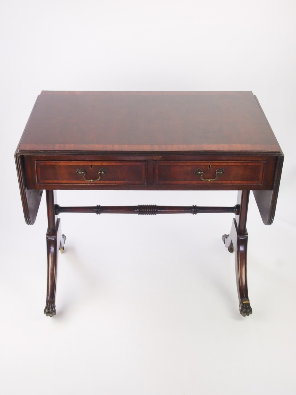 Antique Edwardian Regency Revival Mahogany Sofa Table