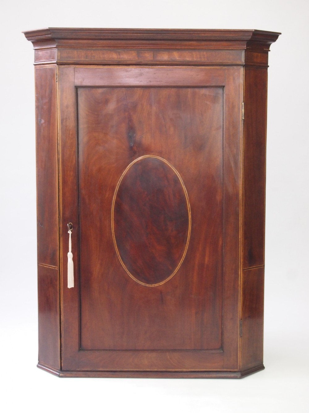 Georgian Mahogany Corner Cupboard Circa 1800