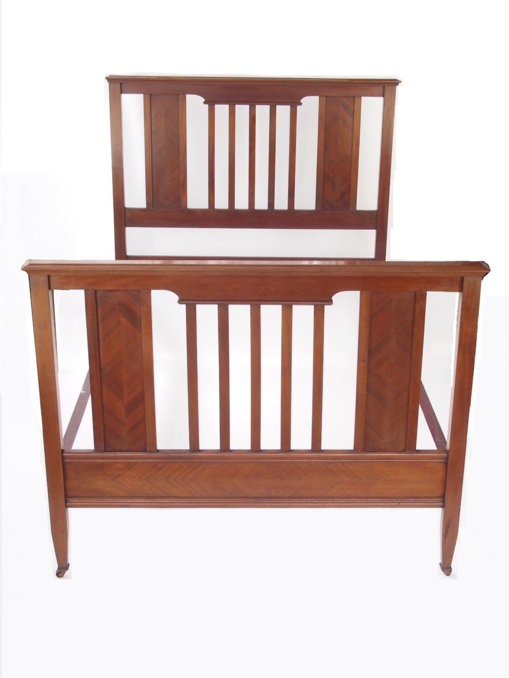 Edwardian Mahogany Double Bed