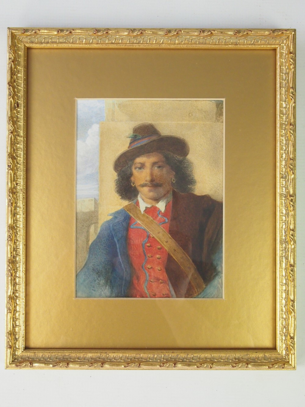 Small 19th Century English School Watercolour of a Gentleman