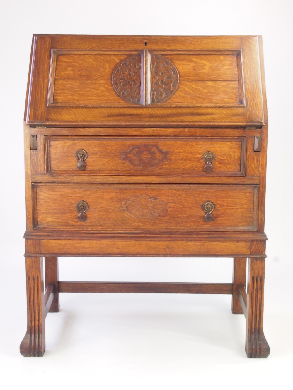 Vintage Oak Bureau