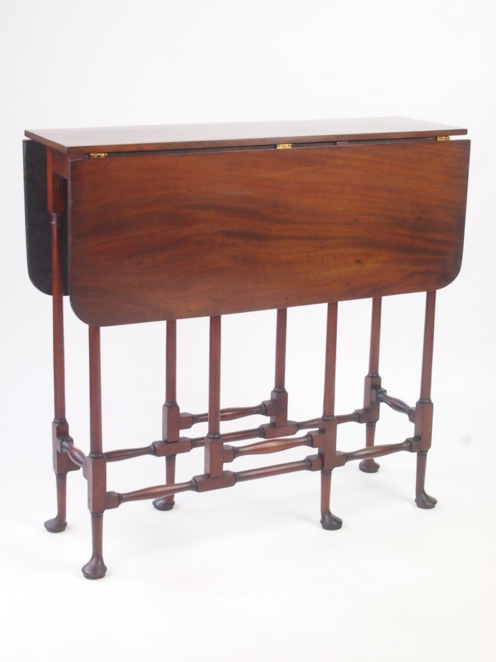 Small Antique Georgian Spider Leg Table - Mahogany Gate Leg Sutherland Coffee Table