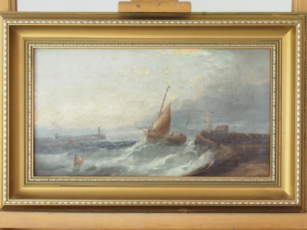 Antique Oil Painting att to W.H. Williamson [British 1820-1883]