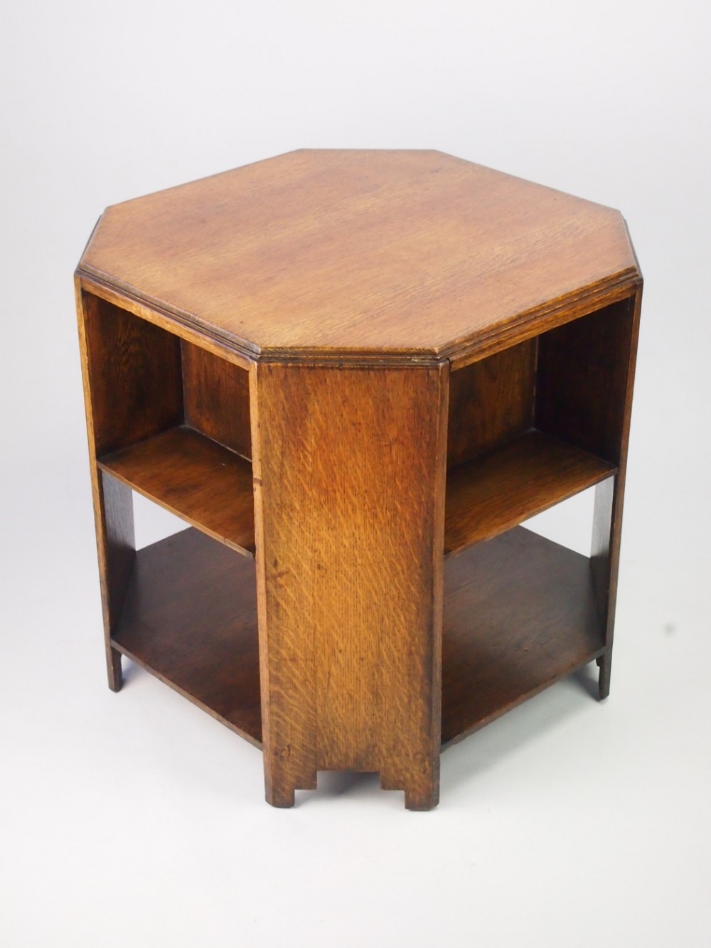 Art Deco Oak Book Table / Coffee Table