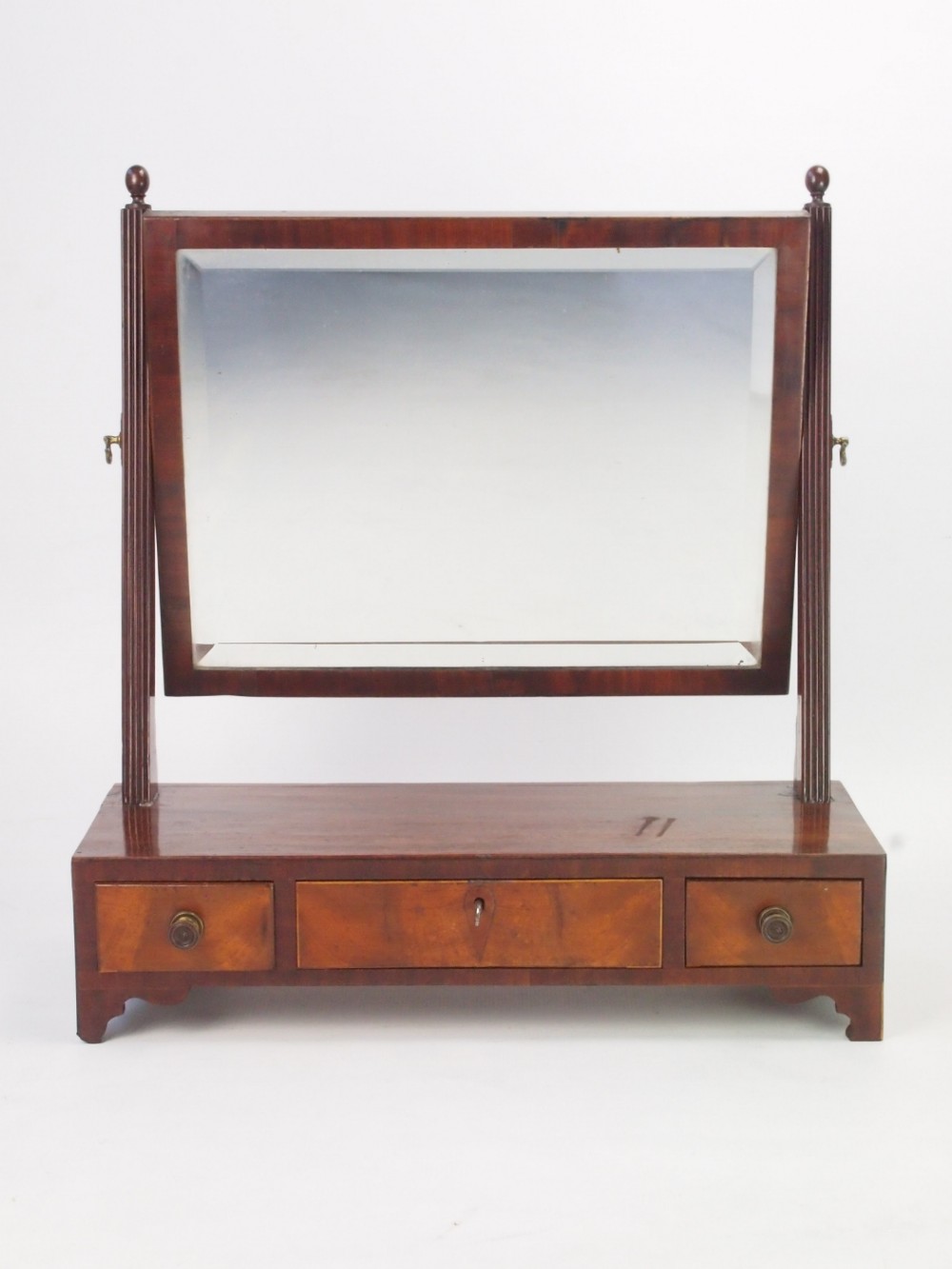 Antique Regency Toilet Mirror / Dressing Table Mirror