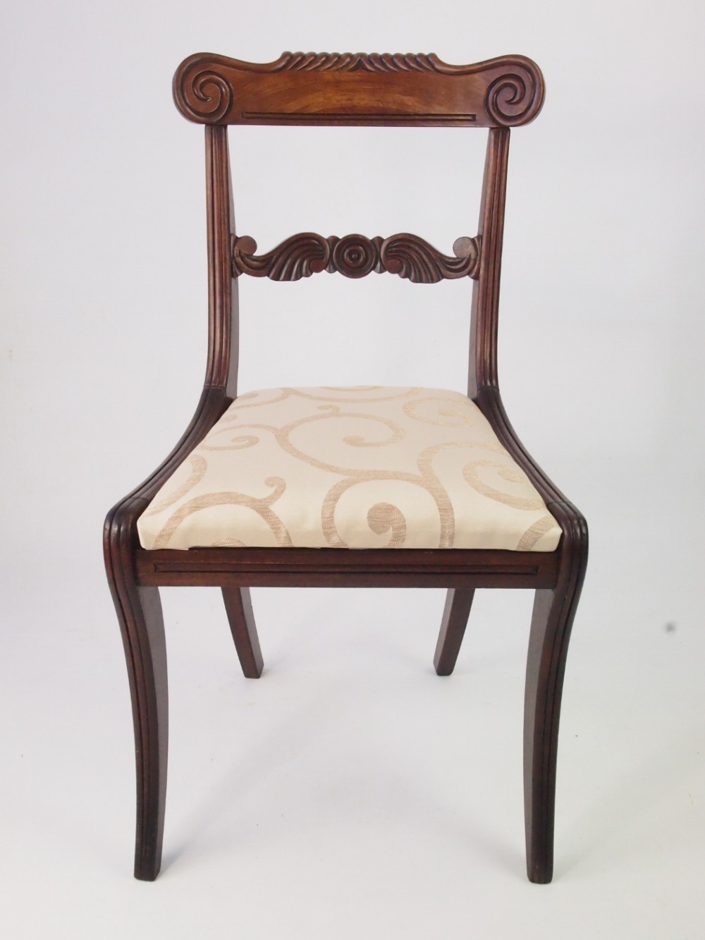 Antique Regency Mahogany Desk Chair