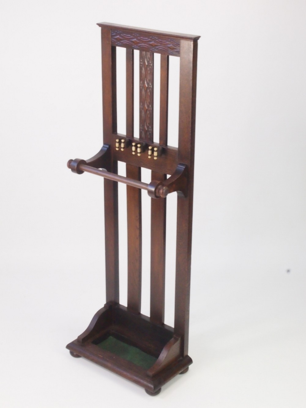 Antique Edwardian Snooker Cue Stand / Pool Cue Rack
