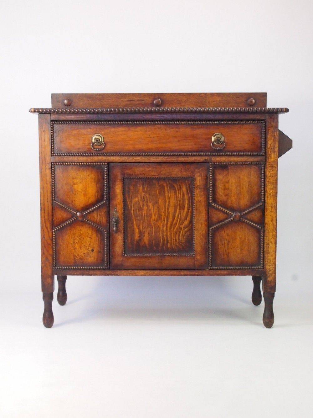 1920s Oak Cupboard with Drawer