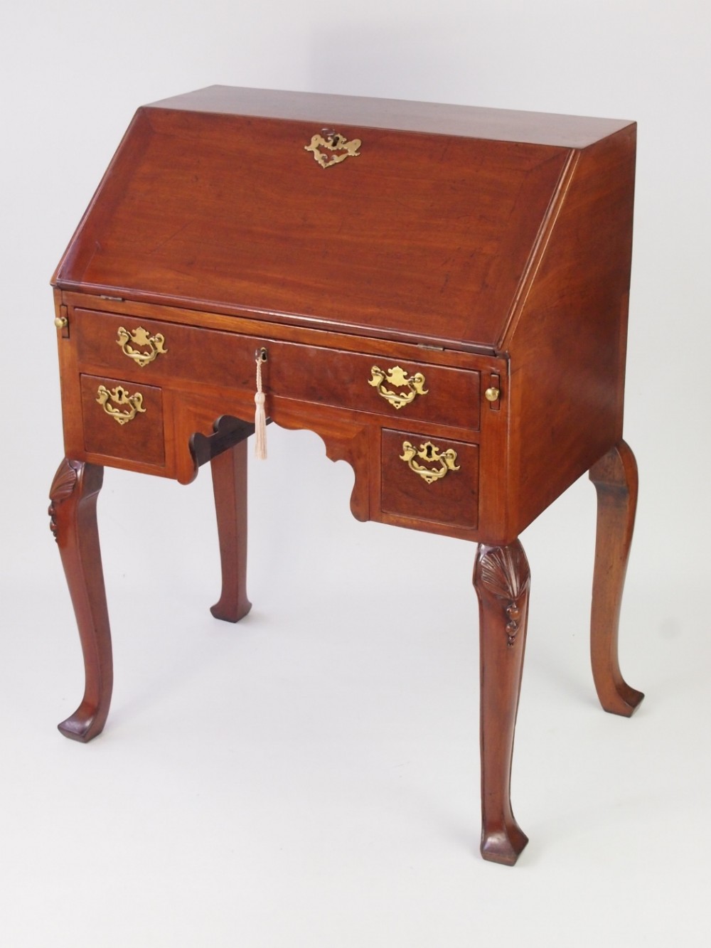 Victorian Mahogany Bureau with Secret Drawer