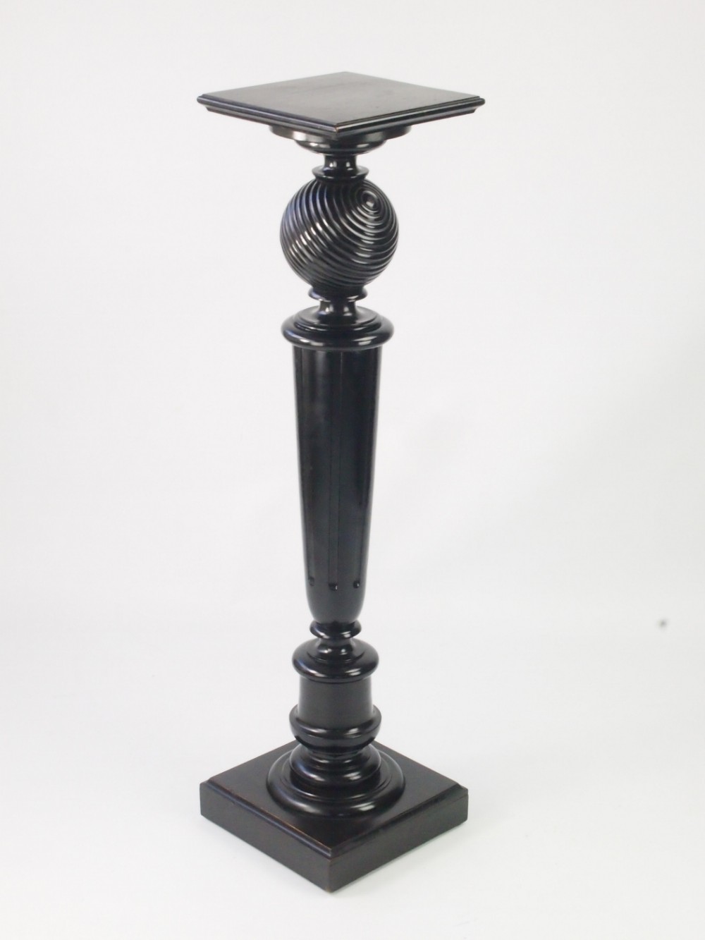 Antique Victorian Ebonised Torchere