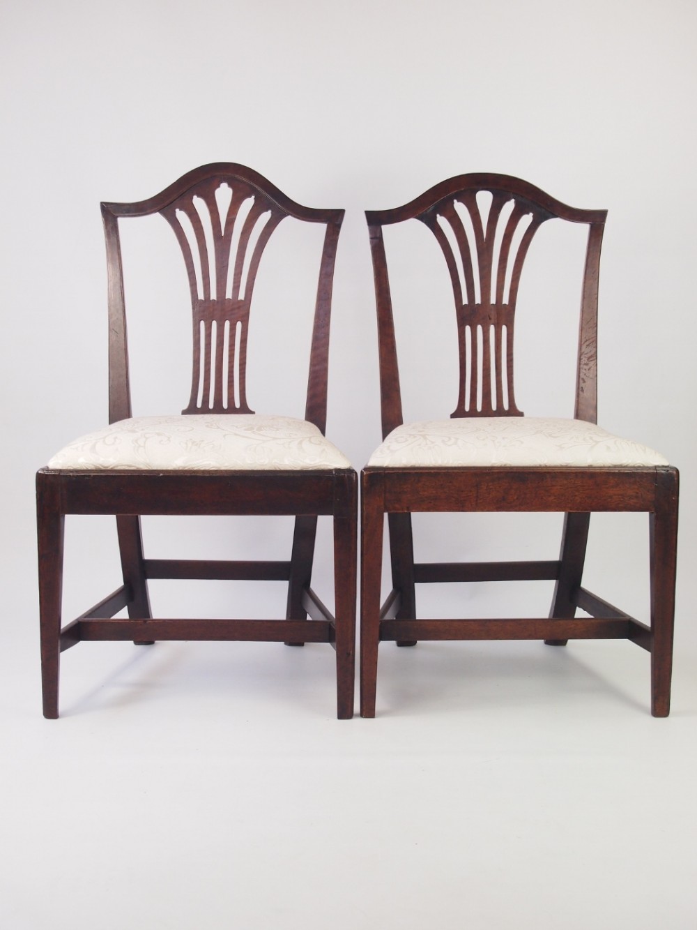 Near Pair of Georgian Country Chairs