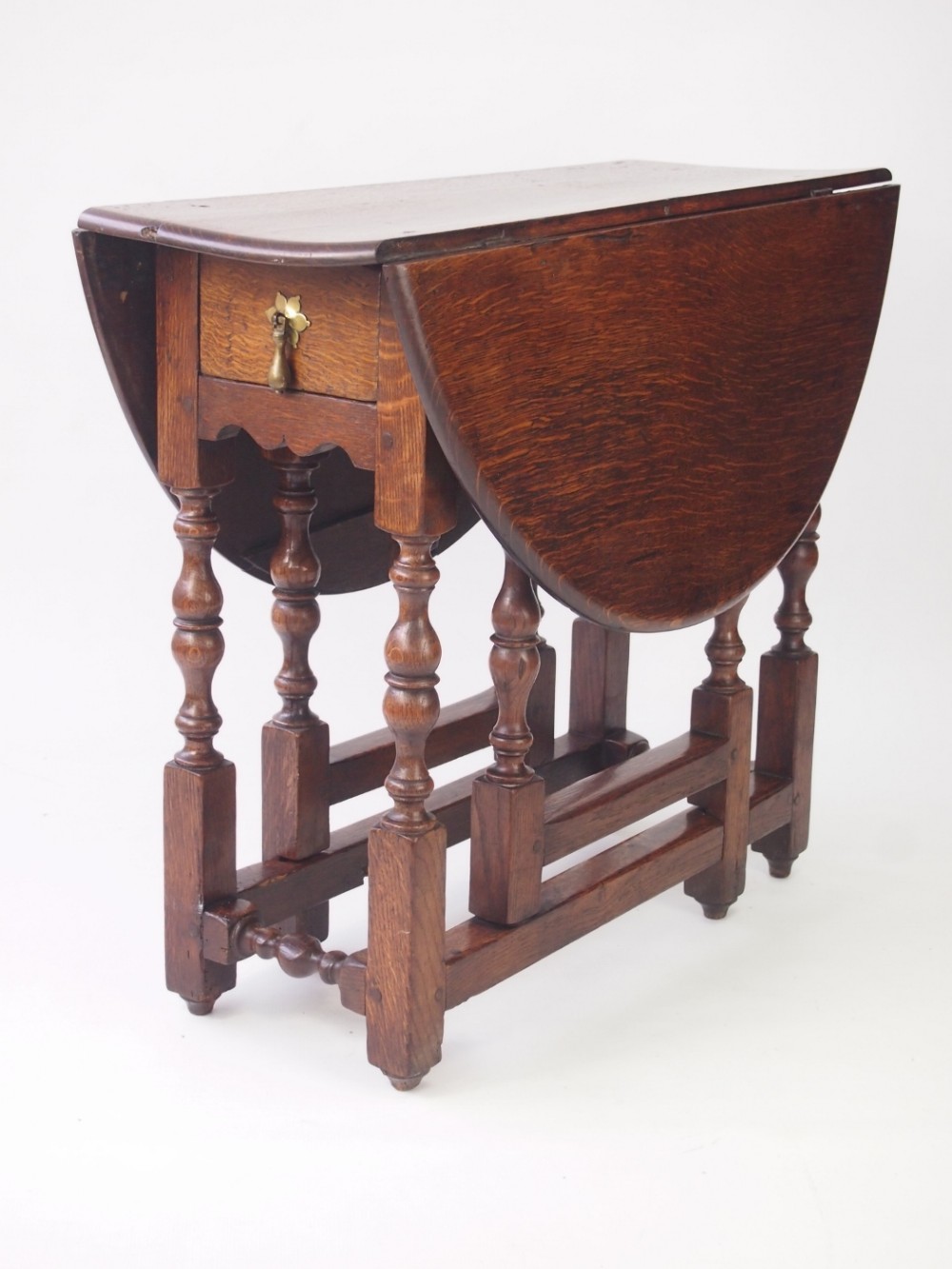 Small Early 18th Century Oak Gate Table