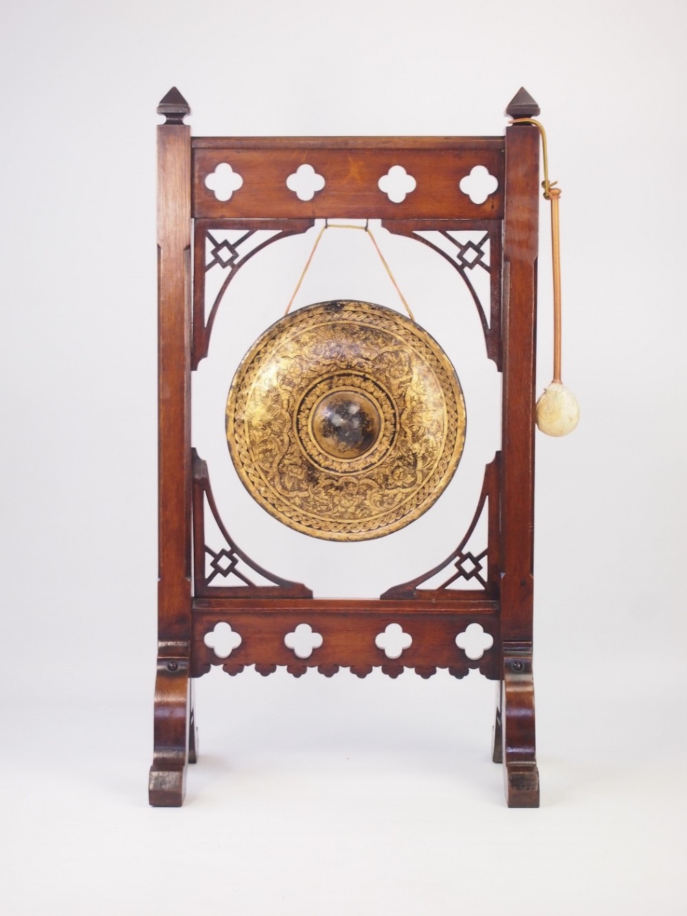 Large Antique Aesthetic Movement Dinner Gong