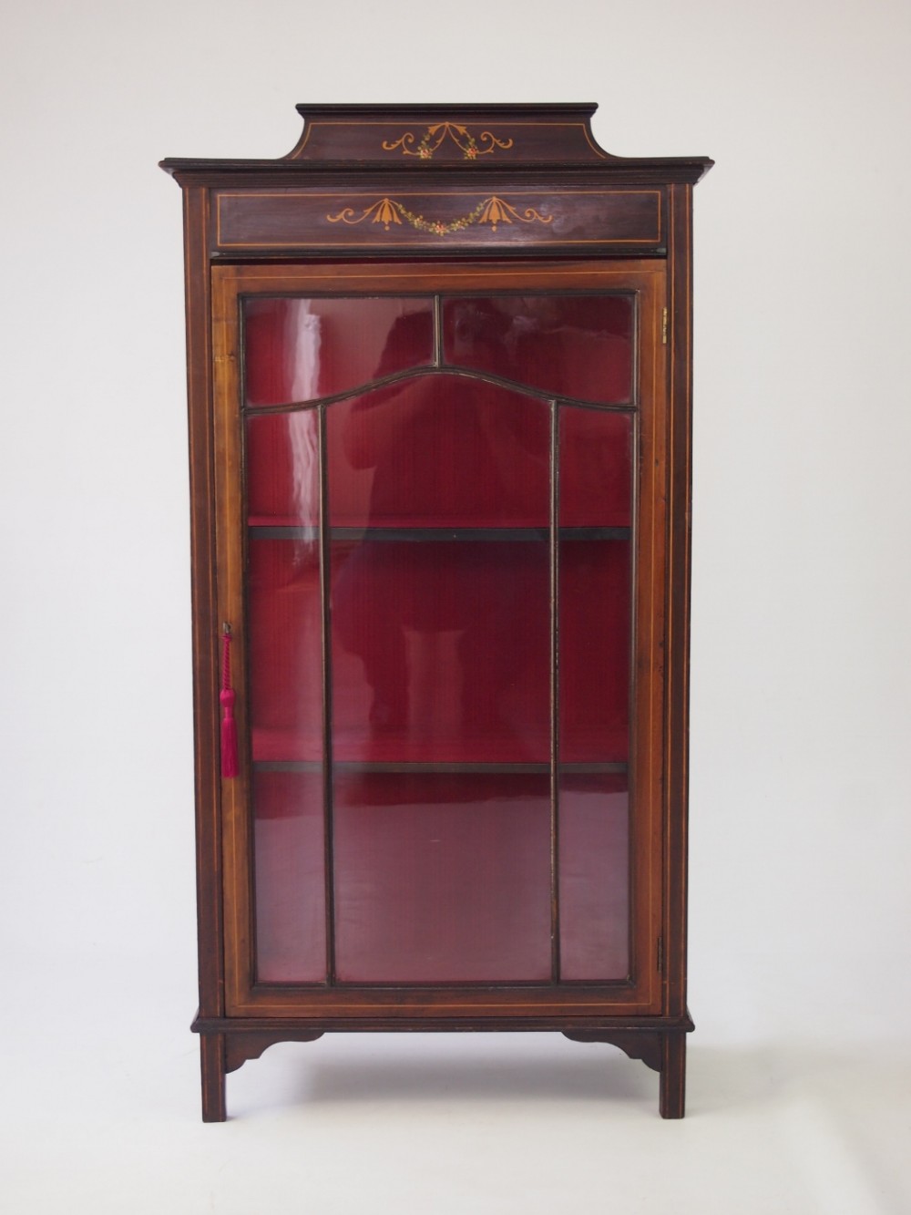 Small Edwardian Mahogany Cabinet or Bookcase
