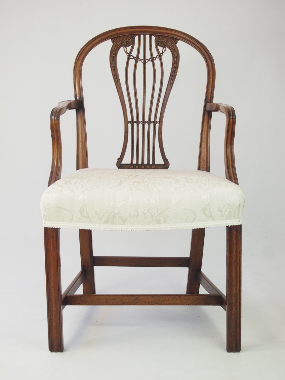 Antique Georgian Open Armchair or Desk Chair