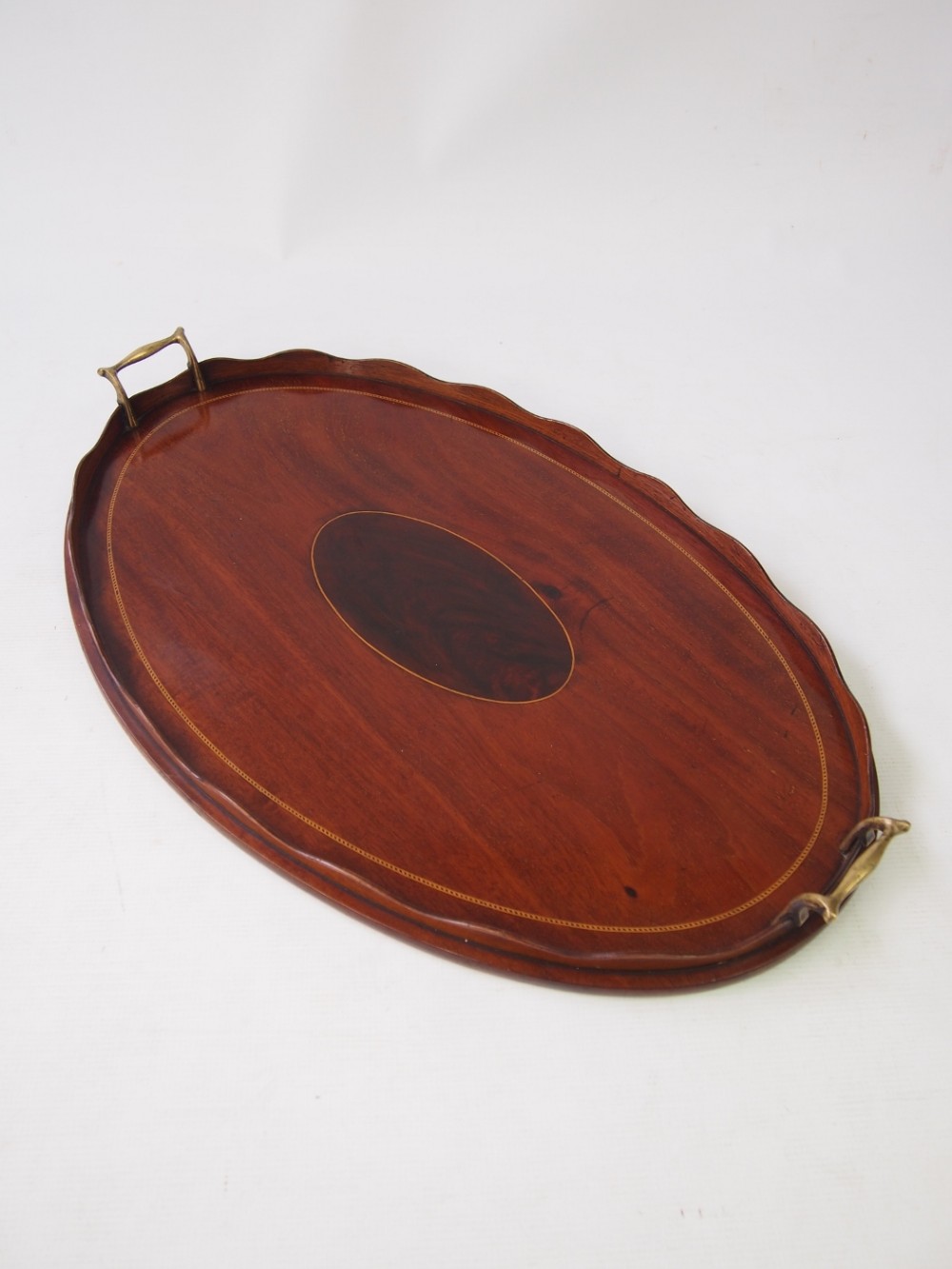 Antique Edwardian Mahogany Tray