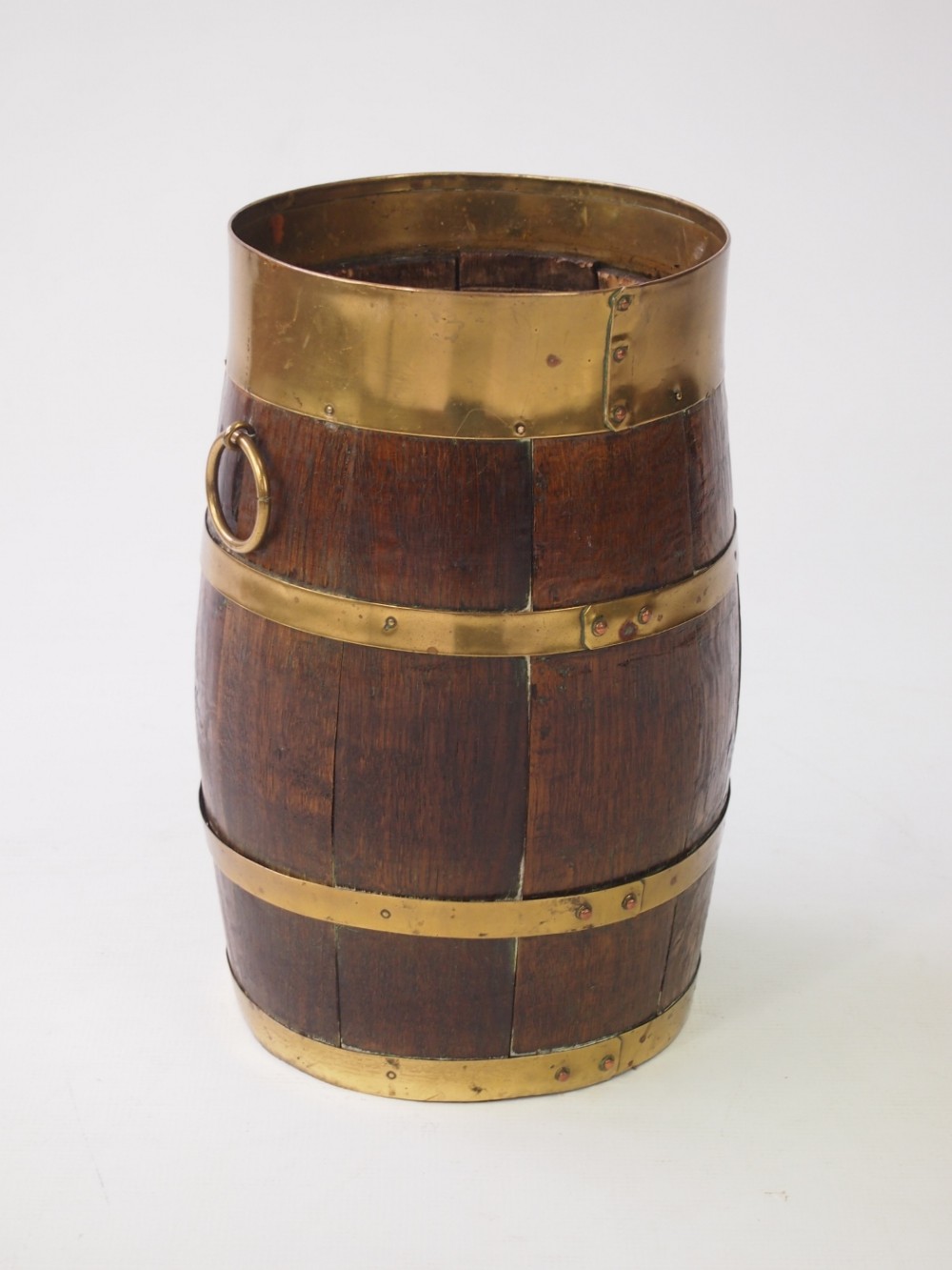Small Oak Barrel Stick or Umbrella Stand
