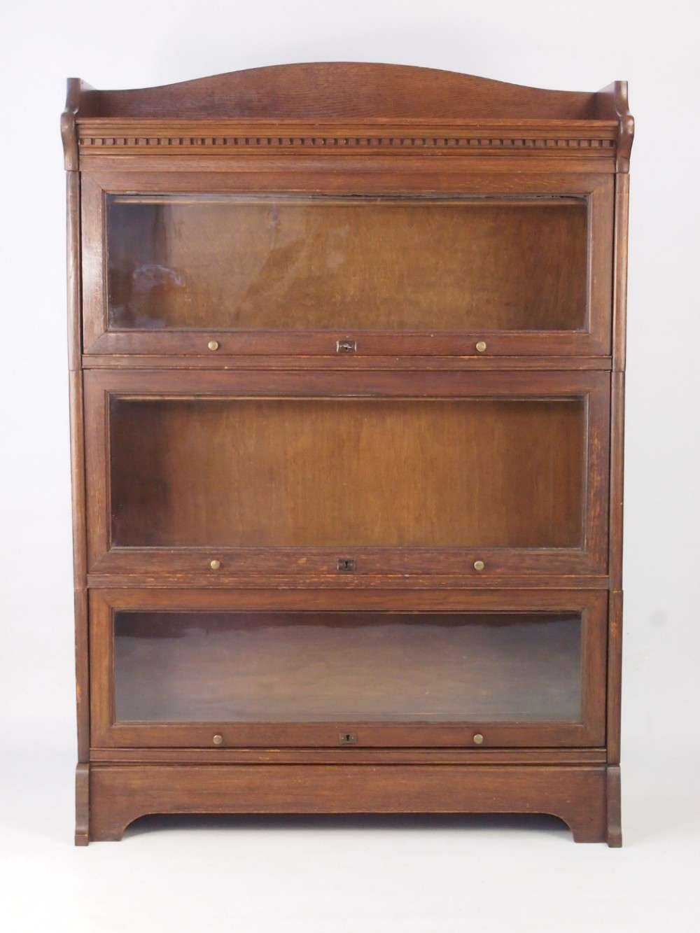 Oak Globe Wernicke Type Barristers Stacking Bookcase