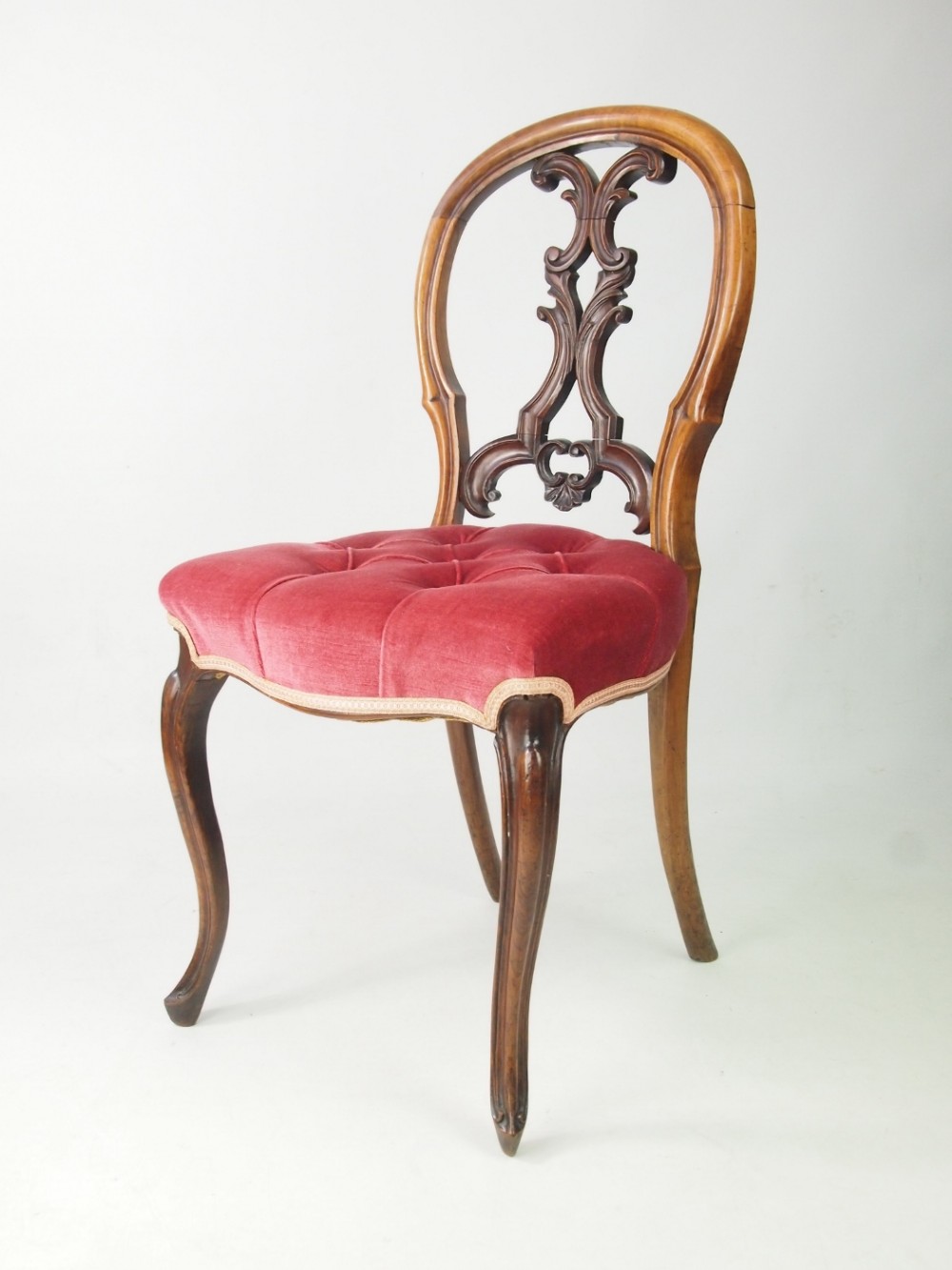 Antique Victorian Balloon Back Chair