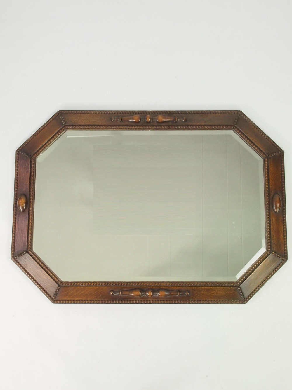 Large Oak Framed Mirror