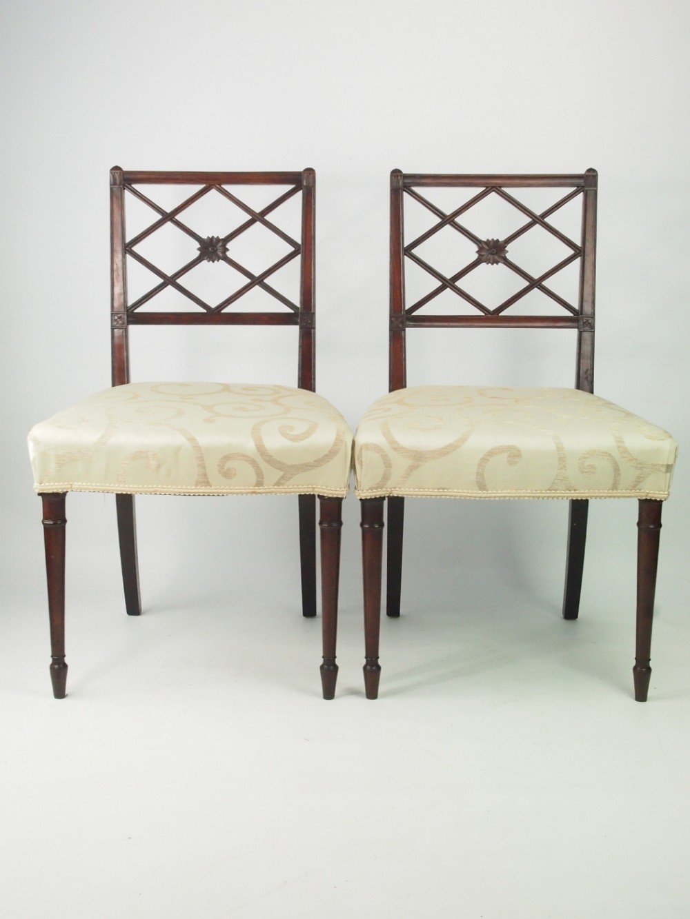 Pair of 19th Century Mahogany Side Chairs