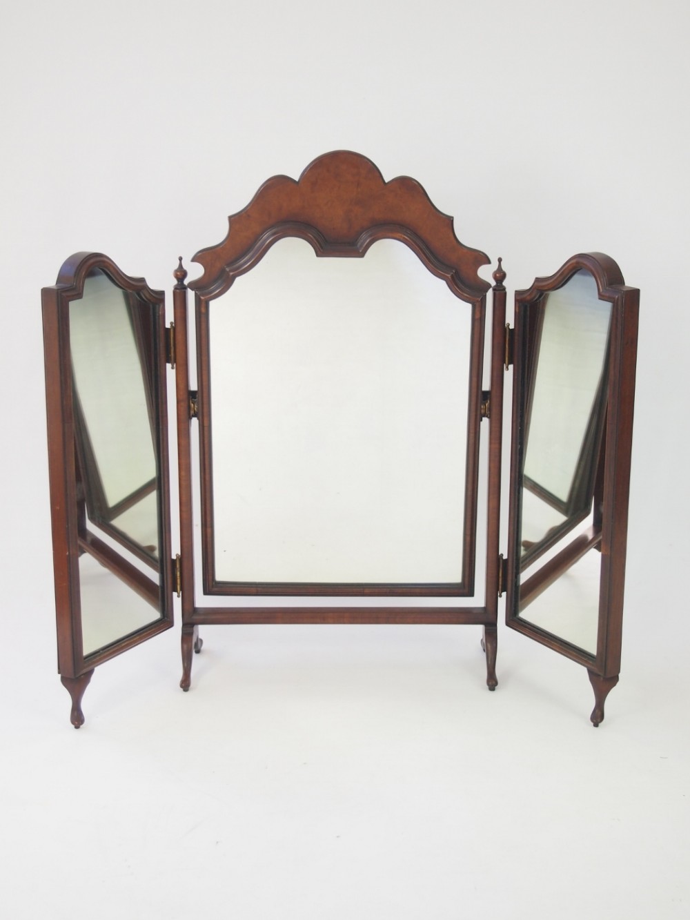Mahogany Triple Dressing Table Mirror