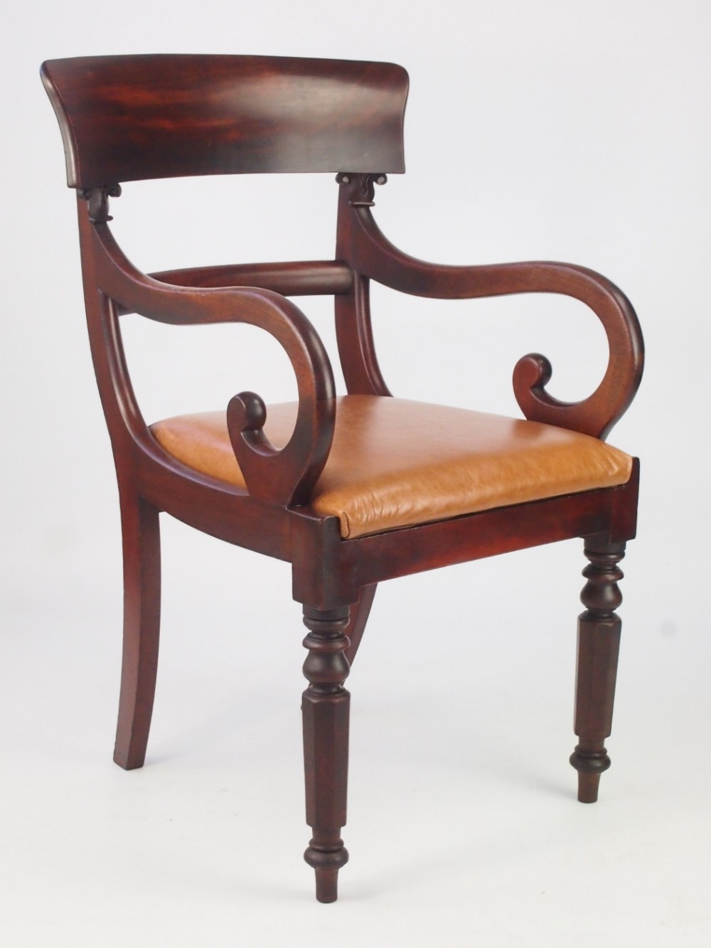 Victorian Mahogany Desk Chair