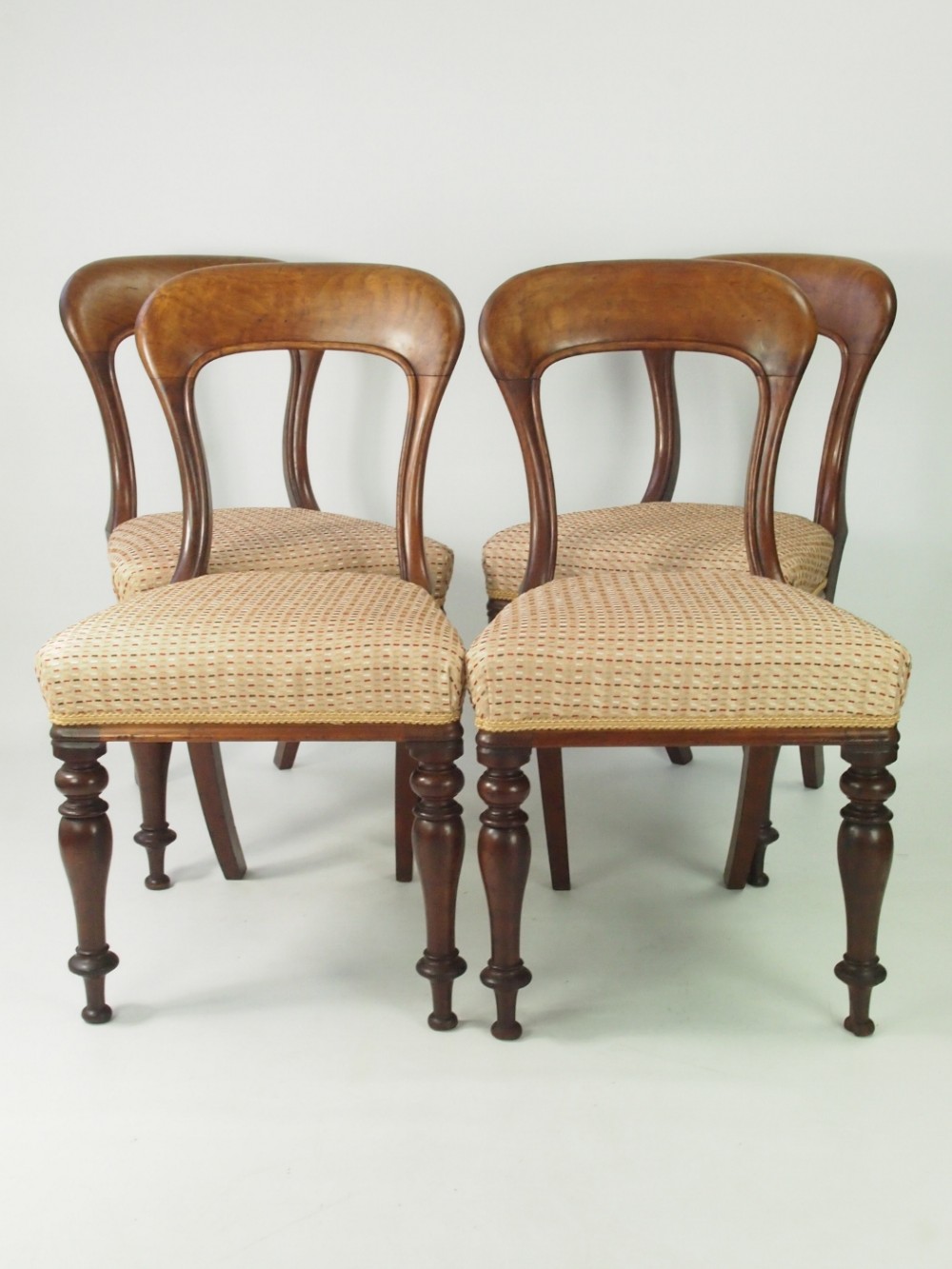 Set 4 Antique Early Victorian Dining Chairs