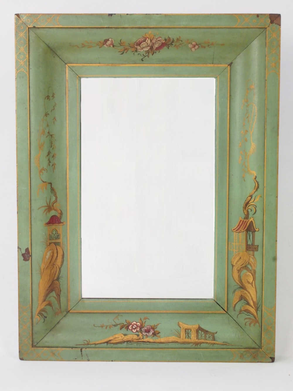Edwardian Chinoiserie Mirror
