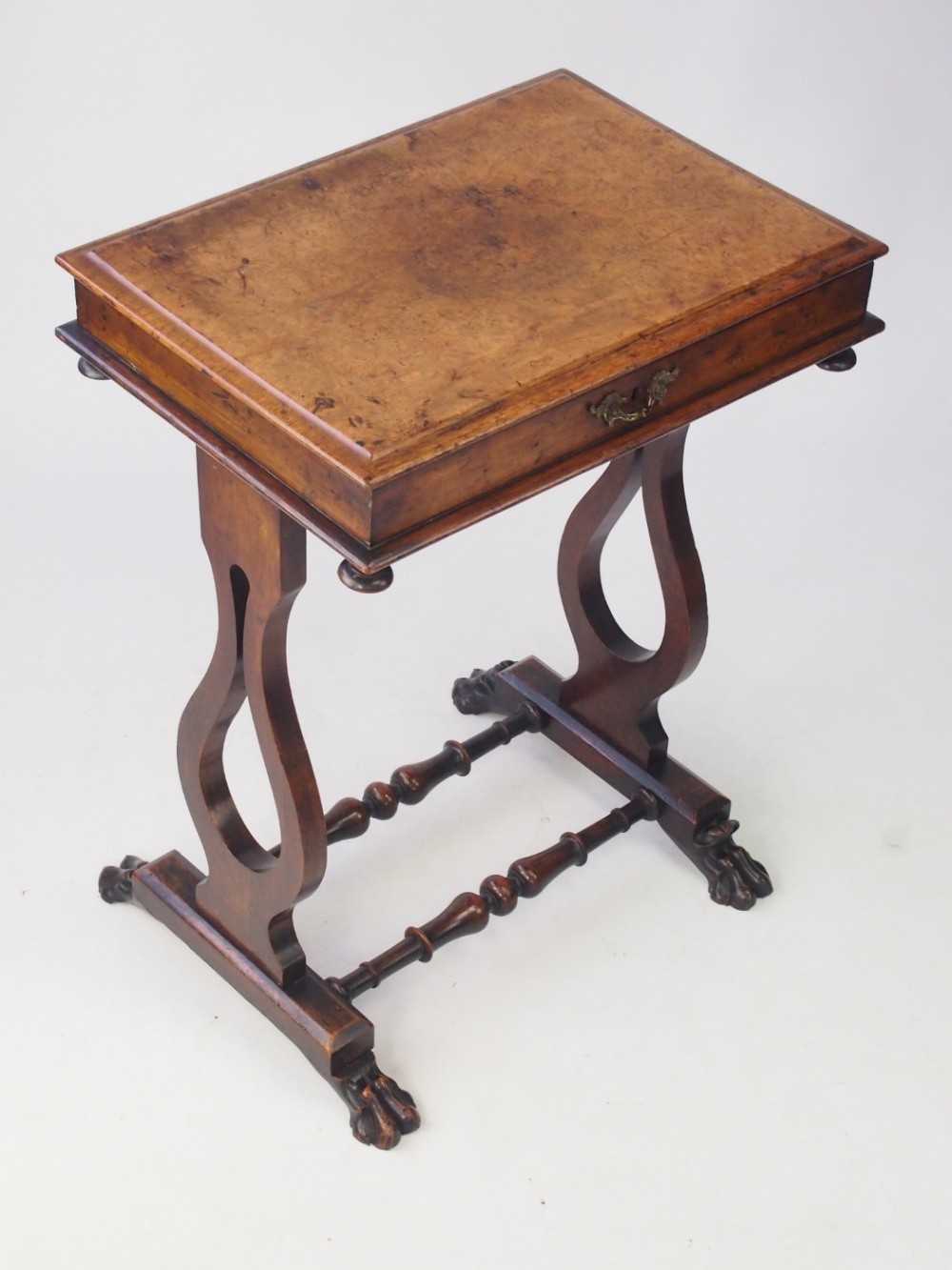 Small Victorian Walnut Side Table