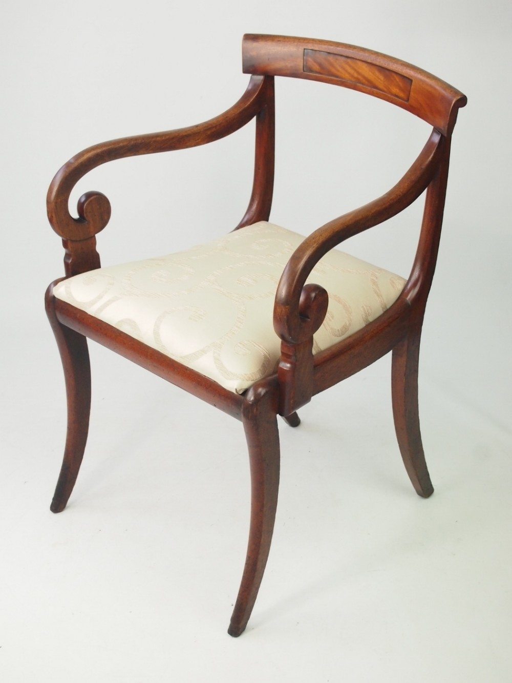 Regency Mahogany Desk Chair